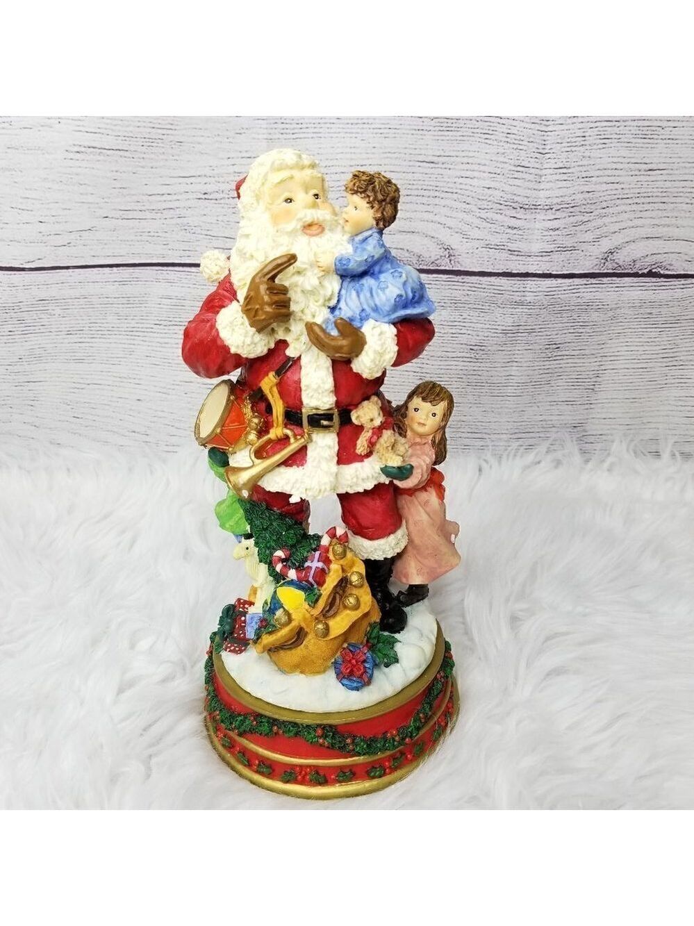 Vintage‎ Musical Santa Claus Plays Jolly Old St Nicholas